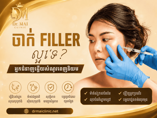 ចាក់ Filler ល្អទេ? អត្ថប្រយោជន៍ និងហានិភ័យដែលគួរដឹង