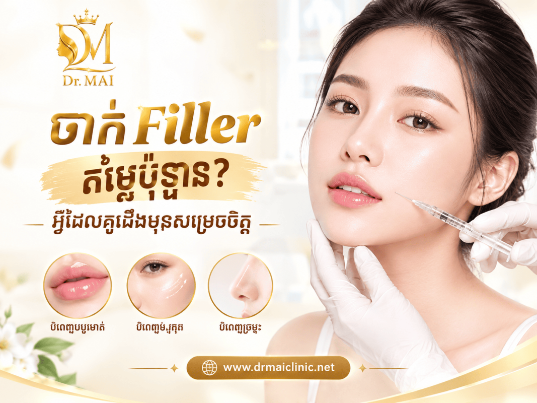 ចាក់ Filler តម្លៃប៉ុន្មាន?