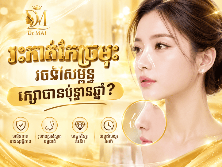 វះកាត់កែច្រមុះរចនាសម្ព័ន្ធរក្សាបានប៉ុន្មានឆ្នាំ?