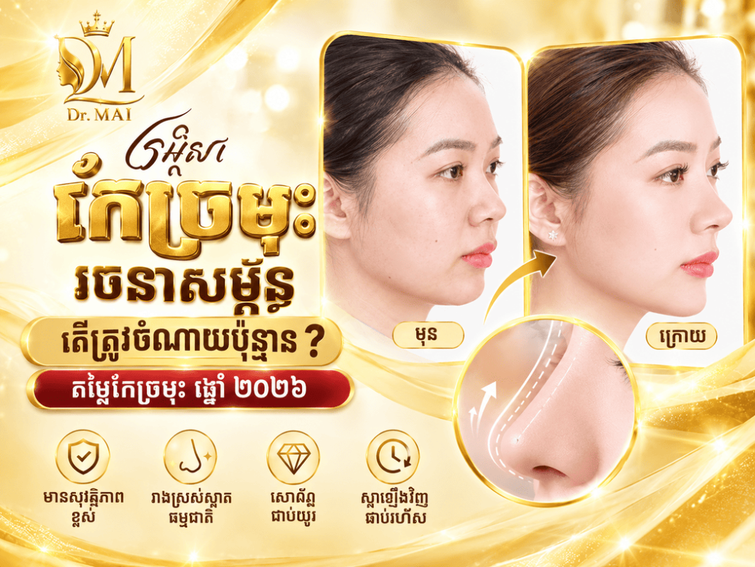 តម្លៃវះកាត់កែច្រមុះរចនាសម្ព័ន្ធប៉ុន្មាន?
